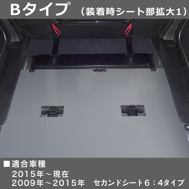 日産 NV200 バネット VANNET フロアパネル 【グレー塗装】(電気自動車/Bタイプ) パネル 床張り 床貼 収納 内装 荷室 荷台 棚 床板 板_画像5