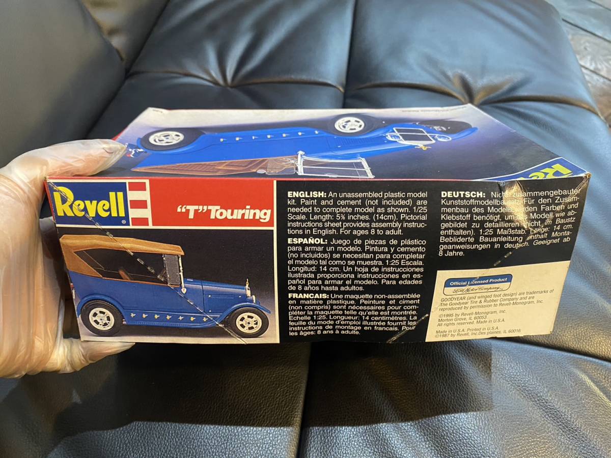 【未組立・当時物】Revell レベル T Touring ティー ツアリング FORD フォード STREET ROD プラモデル 1/25スケール P568の画像5