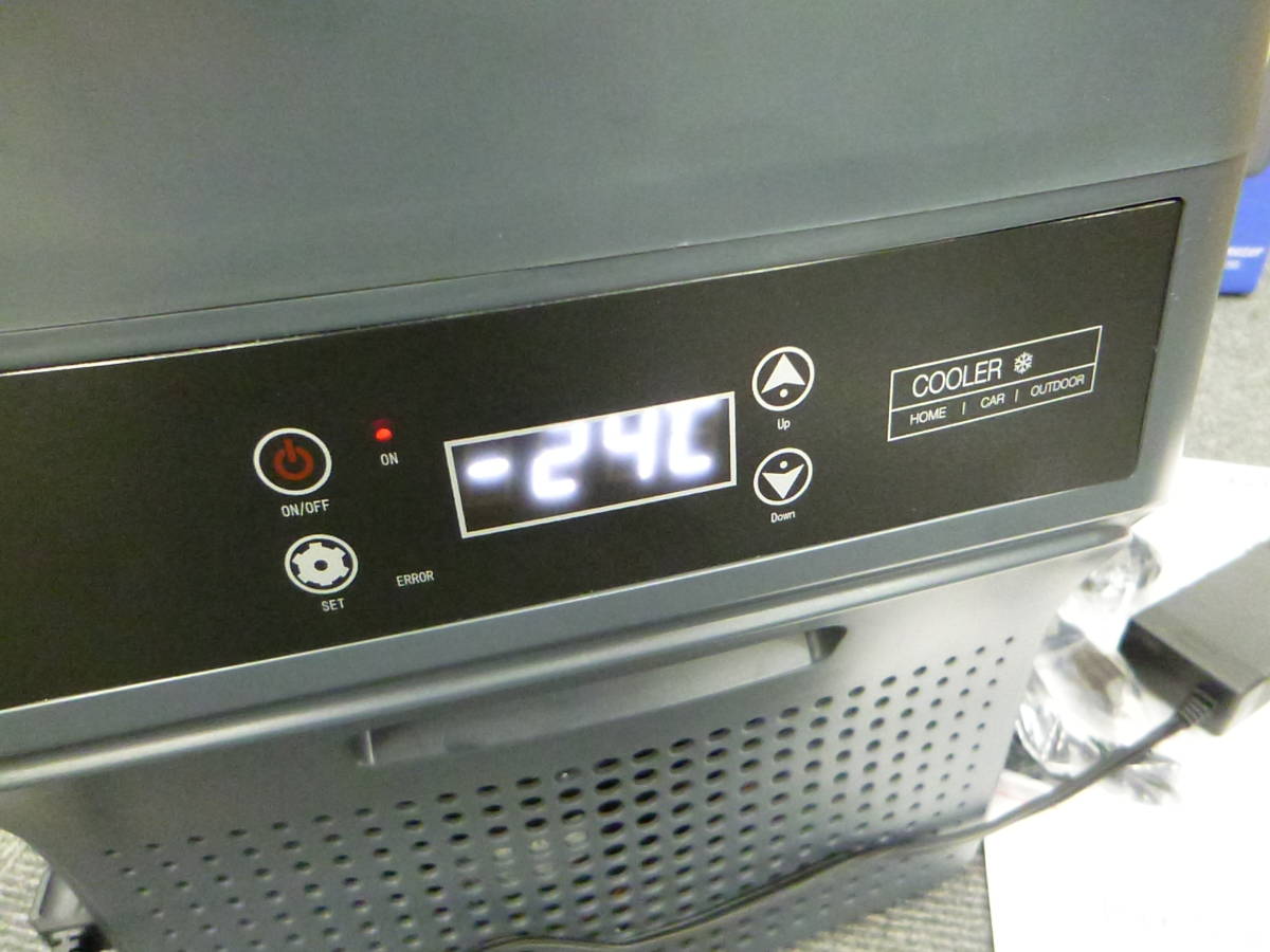 32L ポータブル冷蔵庫 冷凍冷蔵庫 車載12-24V/家庭用 電源付 32L ポータブル冷蔵庫 冷凍冷蔵庫 車載12-24V/家庭用 電源付
