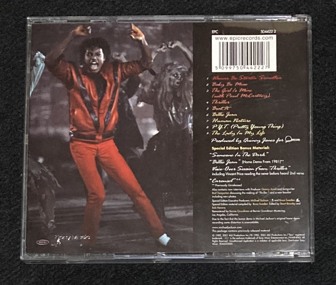 ※送料無料※ マイケル・ジャクソン アルバム スリラー スペシャルエディション CD MICHAEL JACKSON Thriller Special Edition