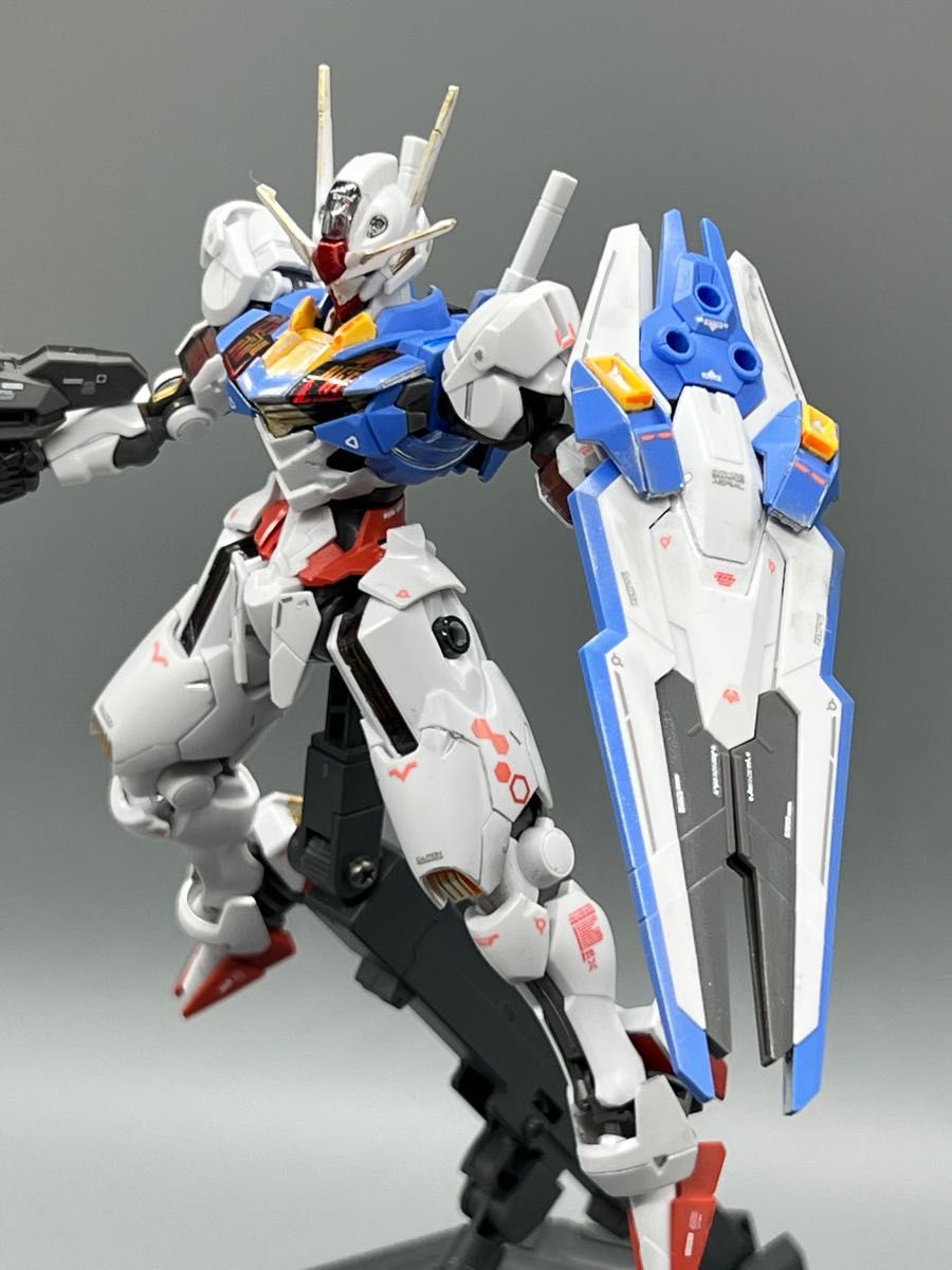 ガンプラ完成品　HG1/144  水星の魔女　ガンダムエアリアル　フライトユニット装備　送料込