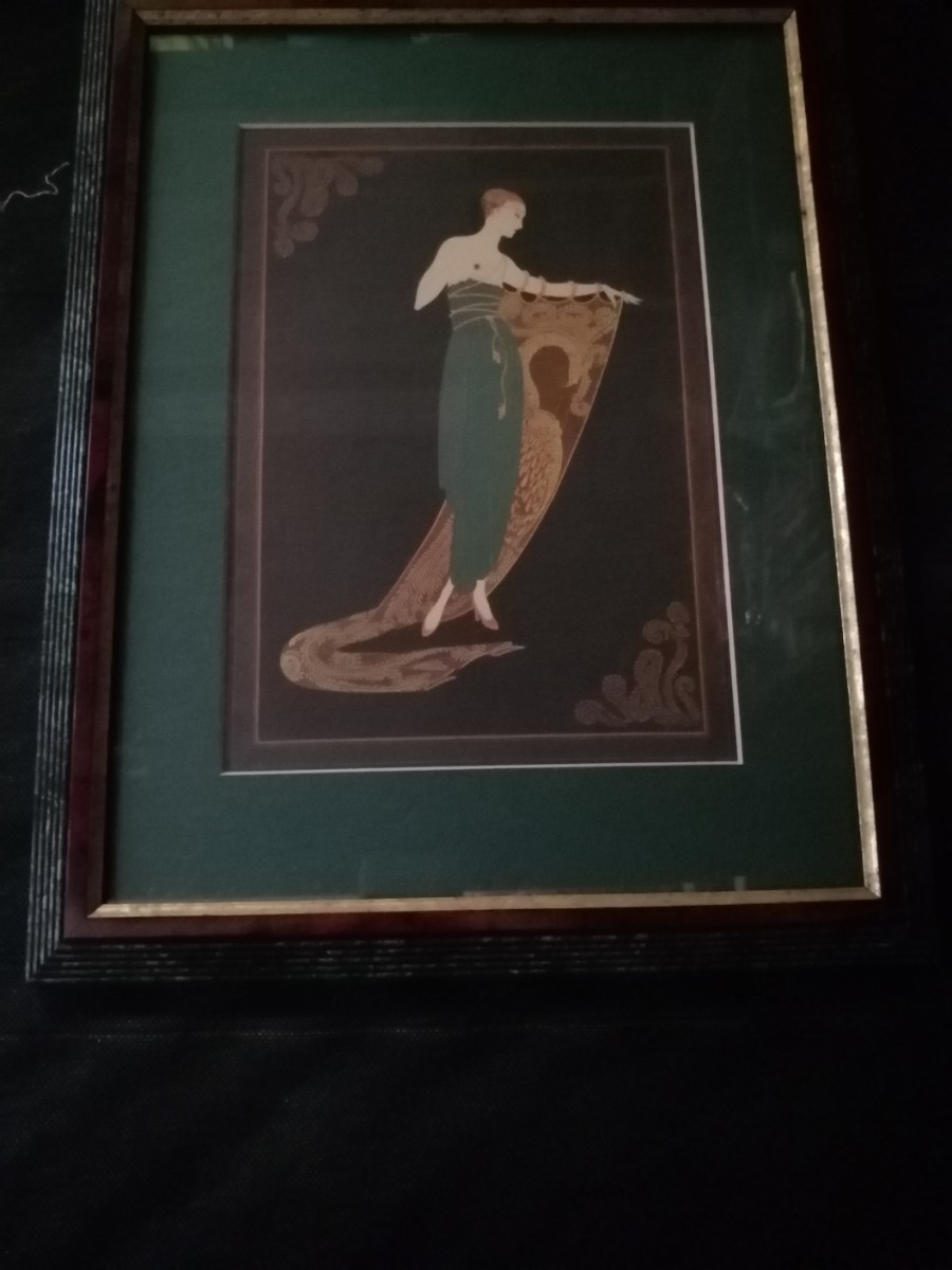 新品 Erte エルテ エメラルドナイト 額装済 | normanhubbard.com
