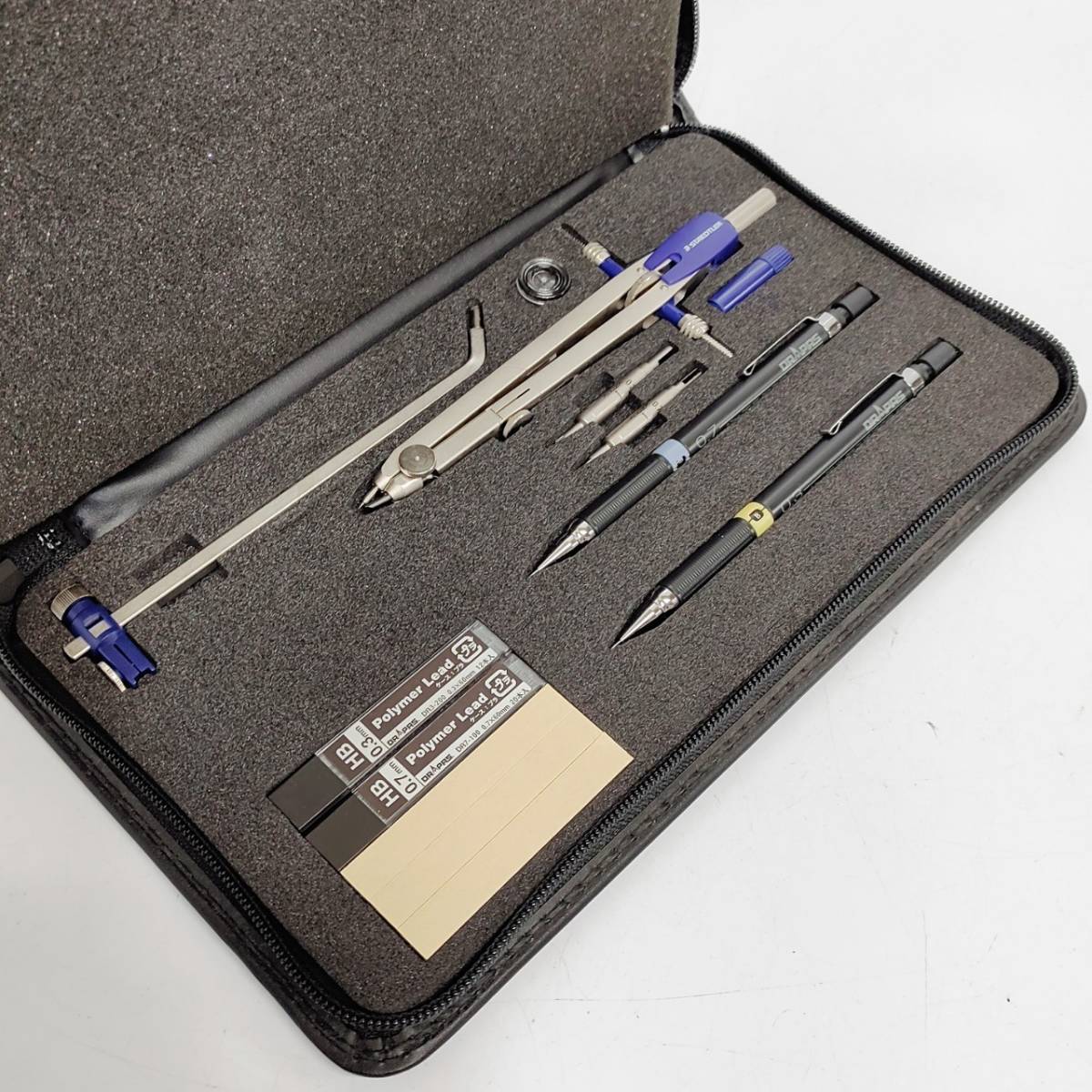 * ste gong - Japan corporation DRAPAS drafting set gong Pas STAEDTLER mechanical pencil protractor construction drafting for compass sharp N300