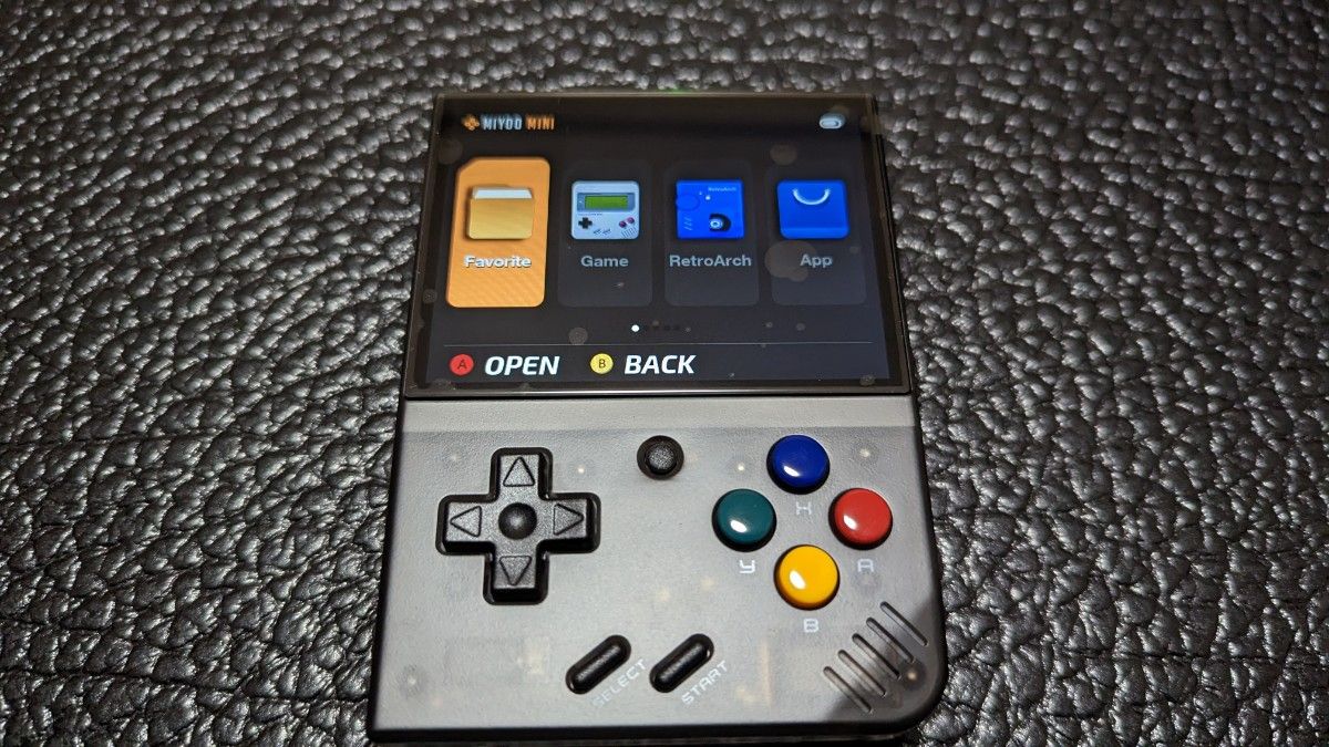 人気定番 SDカード無し miyoo mini plus パープルスケルトン 新品未