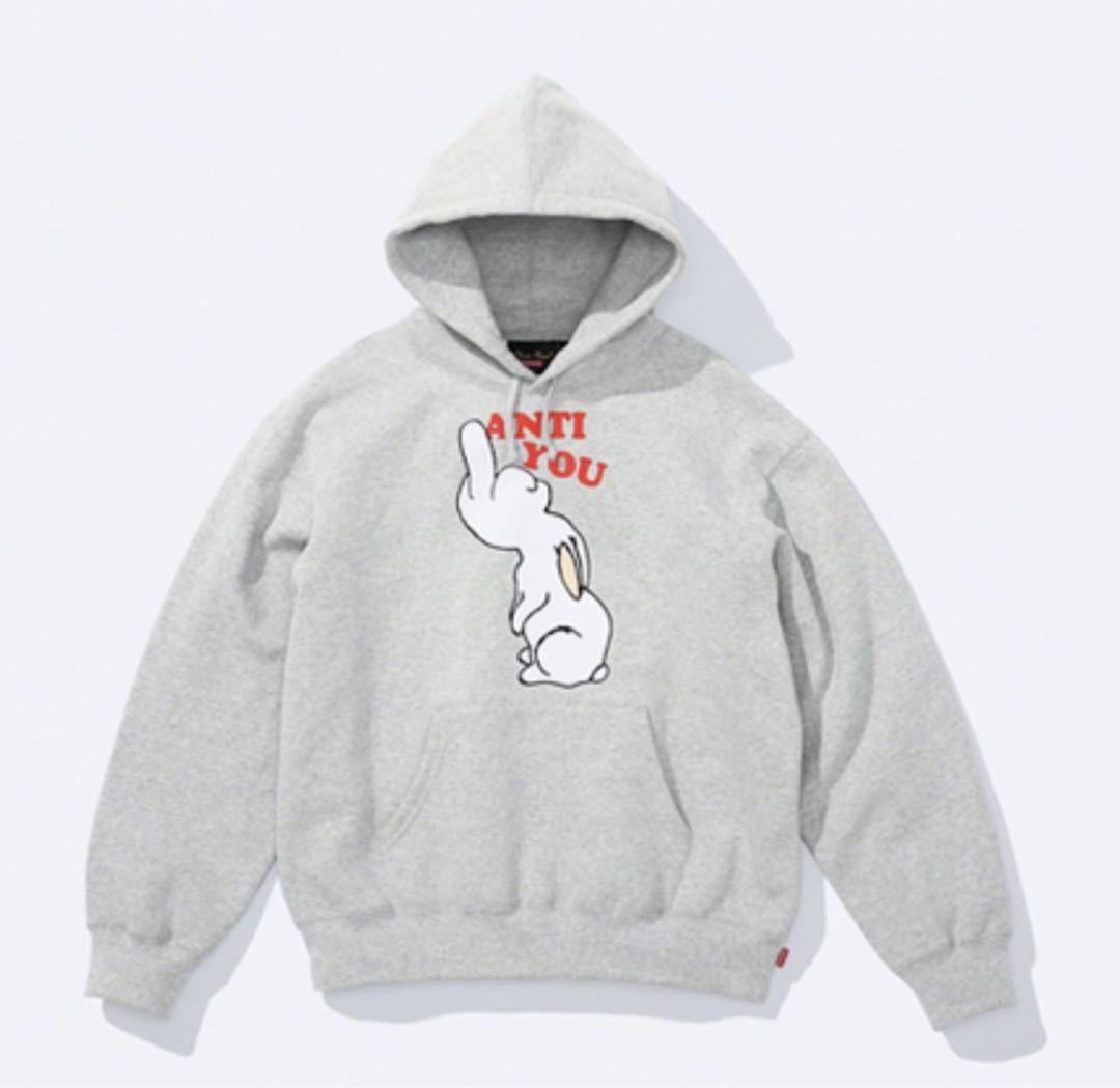 XLサイズ グレー 新品 UNDERCOVER × supreme Anti you Hooded アンダー