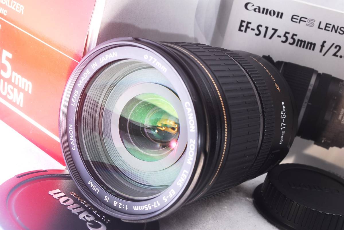 ☆極美品!☆Canonキヤノン EF-S 17-55mm F2.8 IS USM☆絶好調!C245