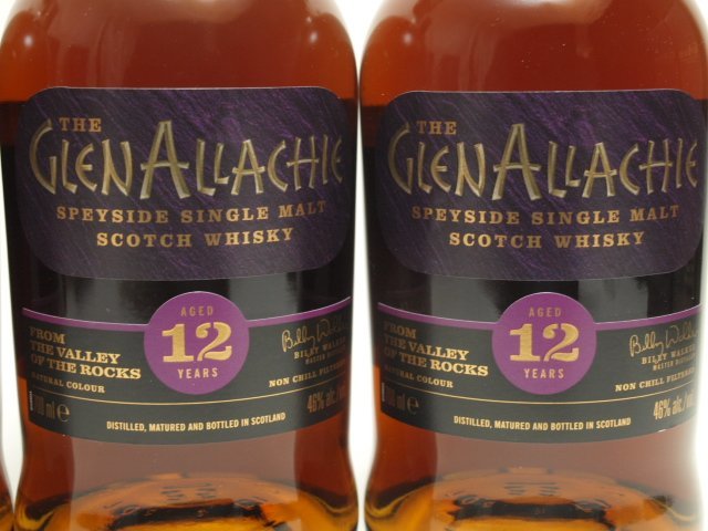 GLENALLACHIE グレンアラヒー 12年 700ml/46% 箱付 4本セット☆AY90525