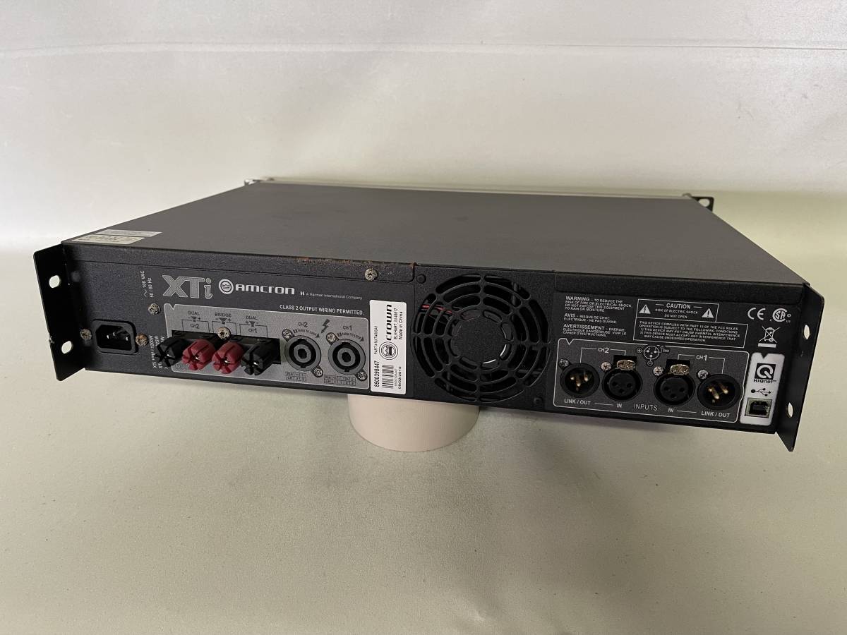 AMCRON XTi4000 パワーアンプ MADE IN U.S.A (2)(AMCRON AMCRON XTi4000 パワーアンプ MADE IN U.S.A (2)(AMCRON