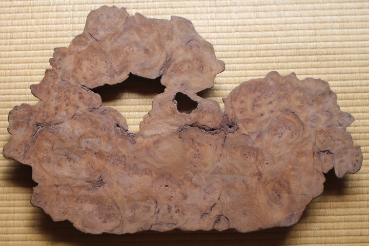 即決■時代敷板【葡萄杢】一枚板■74×49×3cm■玉杢■瘤■縮み杢 変木 古材 花台 華道 盆栽台 銘木 ビンテージ アンティーク 古道具 骨董_画像5