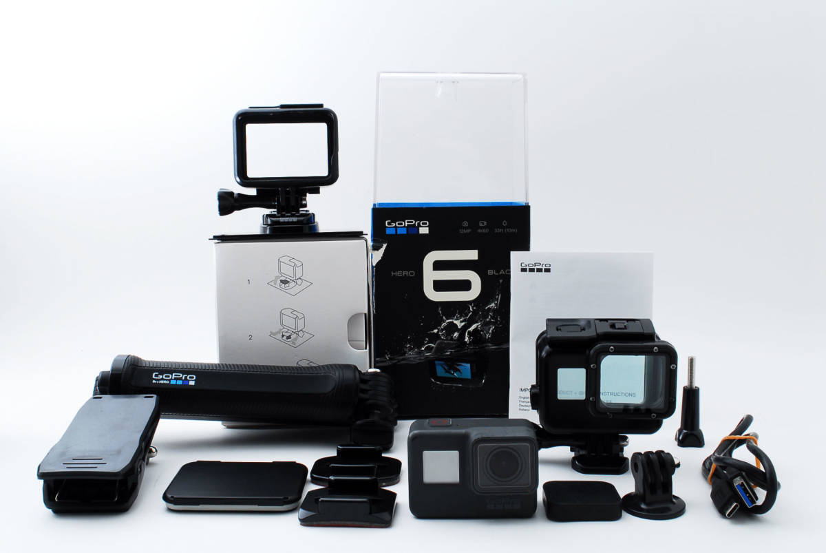 GoPro HERO6 BLACK 各種付属品付き-