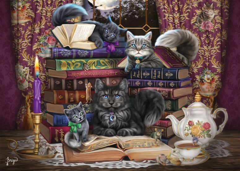 SD 57534 1000ピース ジグソーパズル ドイツ発売 猫 STORY TIME WITH CATS