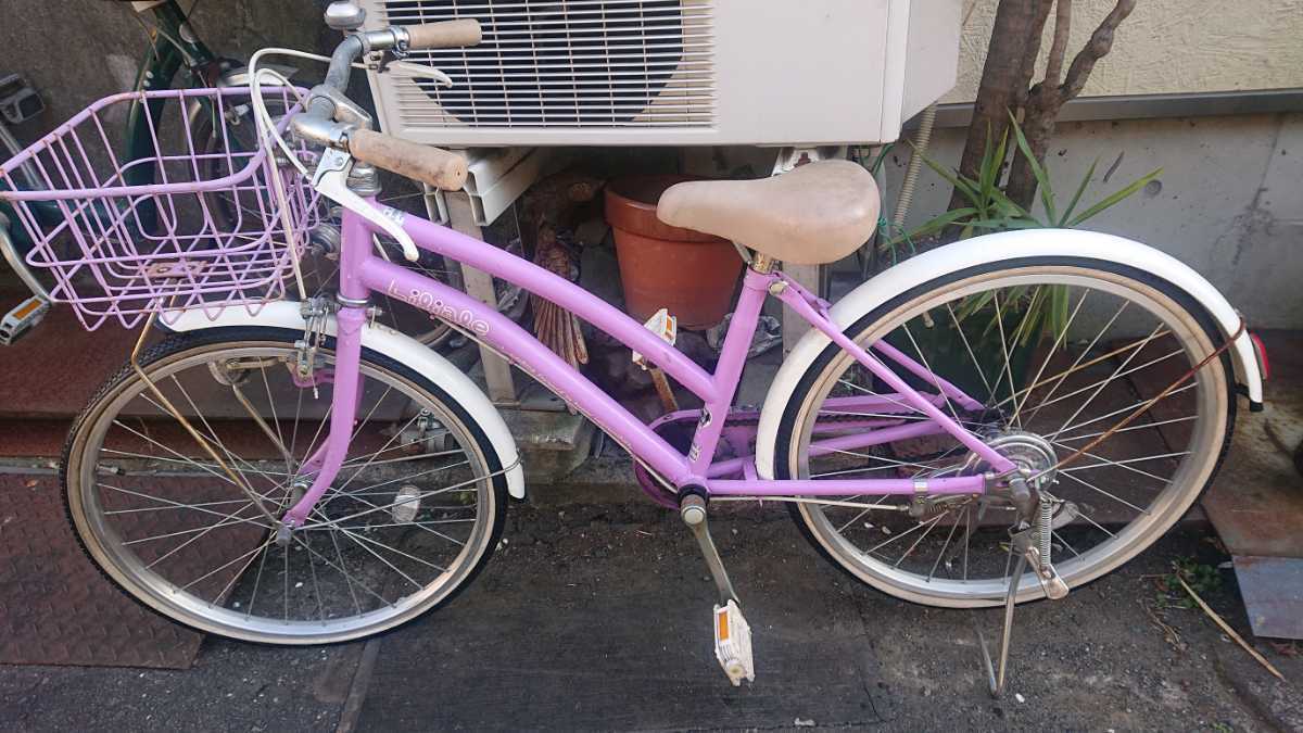 子供用自転車22インチピンクギアなしカギなし直接引き取り可能格安