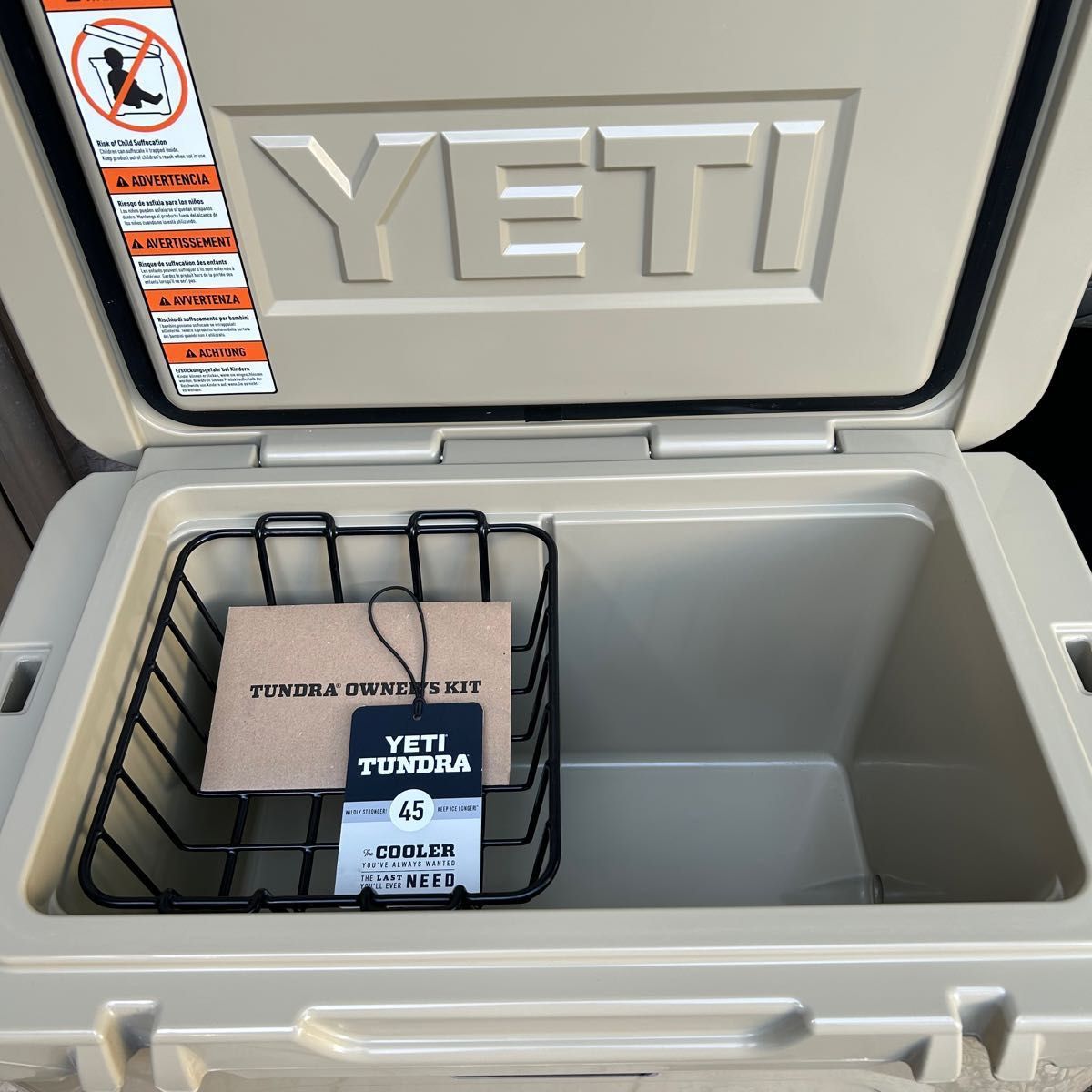 1回使用】YETI イエティ クーラーボックス タンドラ45 タン