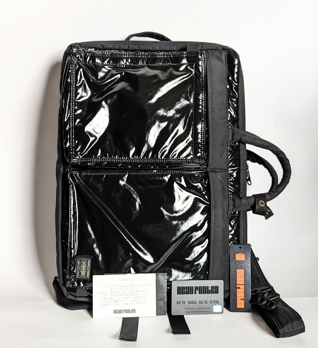 fragment design × HEAD PORTER 3WAY Headporter f rug men to Mirage rucksack bag black beauty 