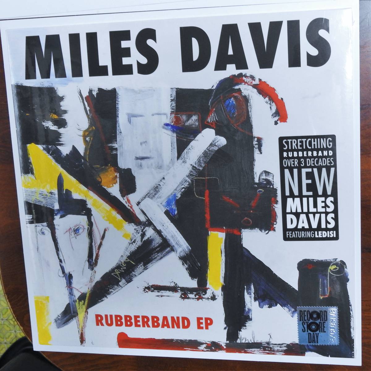 Miles Davis　マイルス・デイビス / RUBBERBAND EP (RECORD STORE DAY 2018)　未開封新品　12インチ・アナログ盤　 即決価格にて_画像1