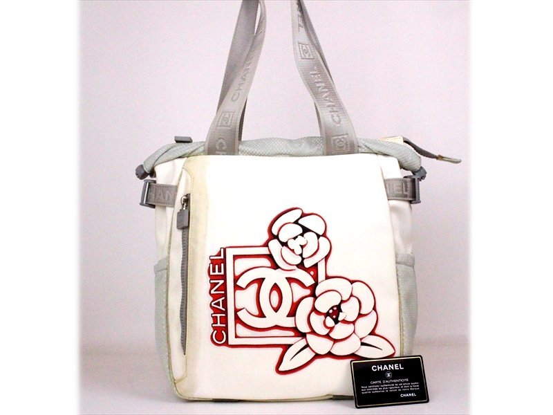 CHANEL【シャネル】スポーツライン トートバッグ☆ナイロン