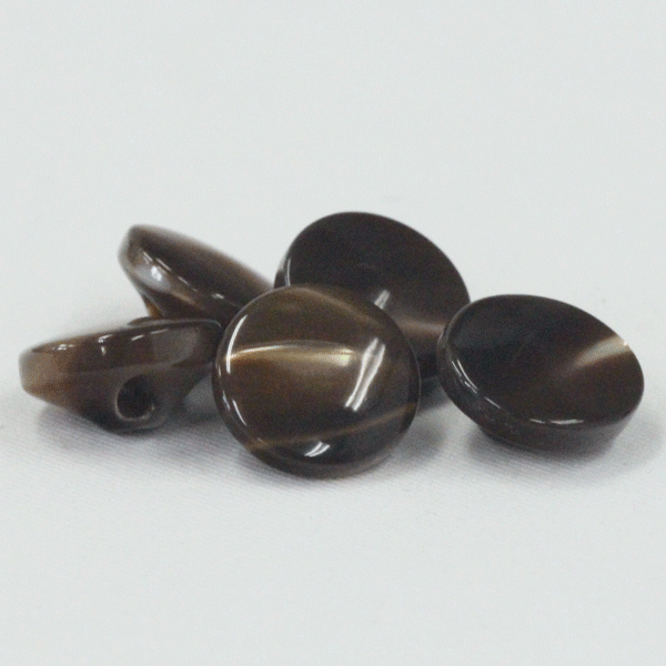 昔のボタン 12ｍｍ １個入 ブラウン ANT8950 昭和30年代からの専門店用の高級ボタン