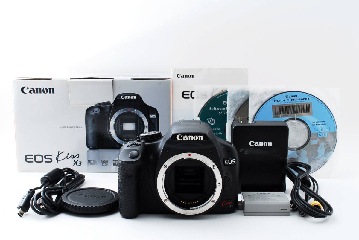 【保証書付】 【並級】 キャノン Canon EOS Kiss X3 イオスキス ボディ デジタル一眼カメラ 【動作確認済】 #359 キヤノン