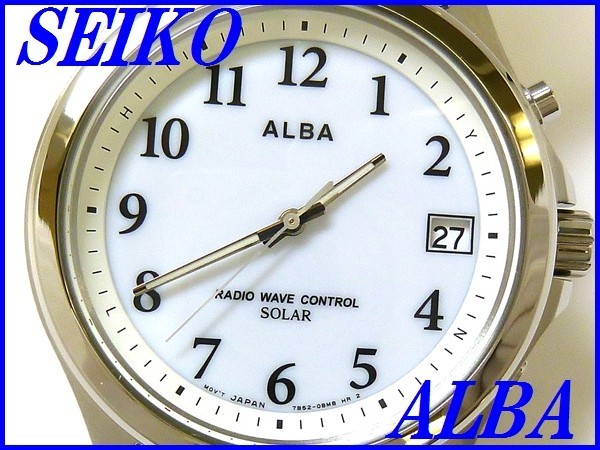 新品正規品『SEIKO ALBA』セイコー アルバ ソーラー電波時計 メンズ AEFY503【送料無料】