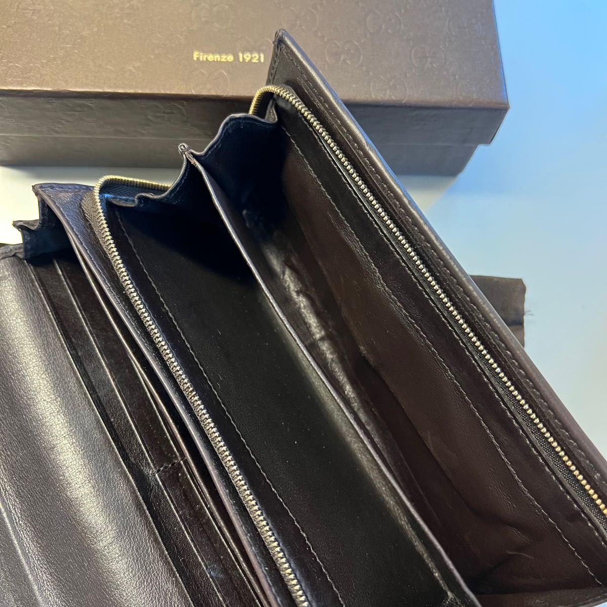 新品同様! グッチ GUCCI 財布 長財布 GGキャンバス コンチネンタル