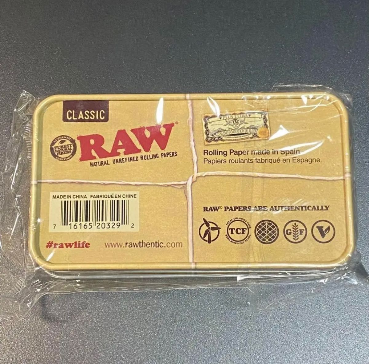 新品 RAW 携帯灰皿 小銭入れ 手巻きタバコ アシュトレー