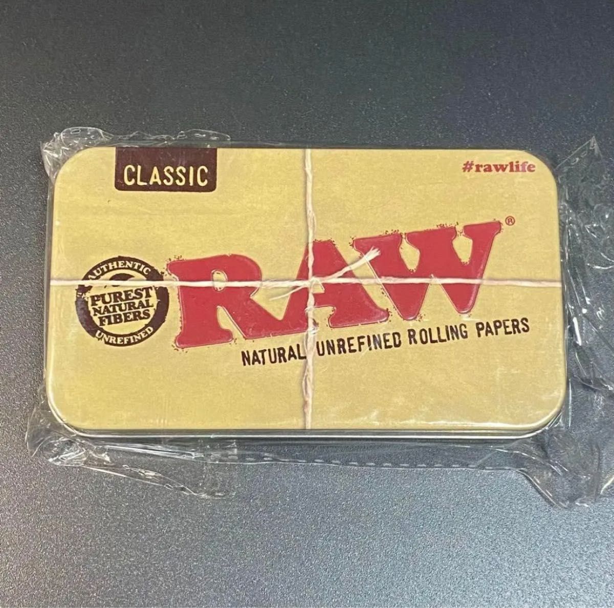 新品　RAW スクエアケース　タバコケース 手巻きタバコ　喫煙具　小物入れ