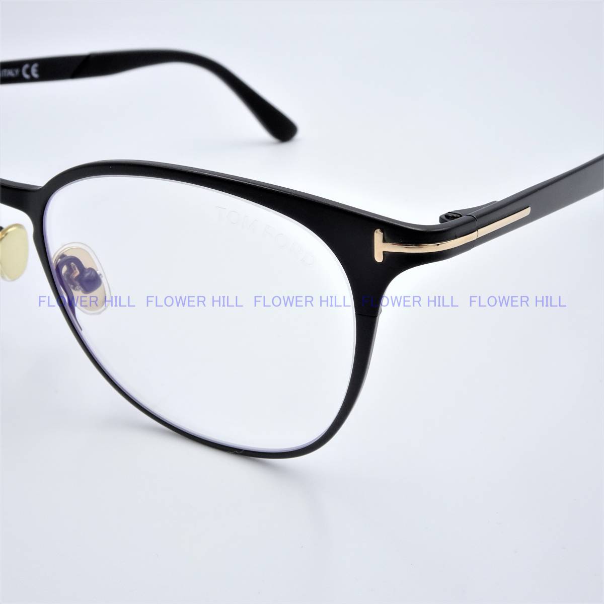 【新品・送料無料】トムフォード TOM FORD TF5732-B 002 メガネ フレーム メタルフレーム マットブラック ブルーライトカット 眼鏡  高級