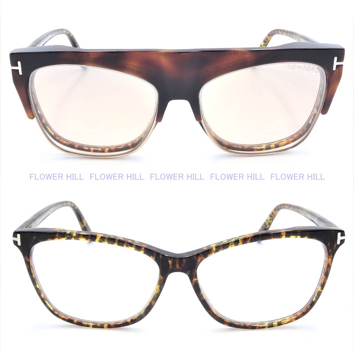 【新品・送料無料】トムフォード TOM FORD TF5690-B 056 メガネ フレーム サングラス クリップオン ハバナ ブルーライトカット  眼鏡 高級