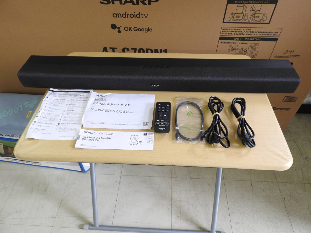 Denon サブウーハー内蔵サウンドバー DHT-C210/△CR | www.csi.matera.it