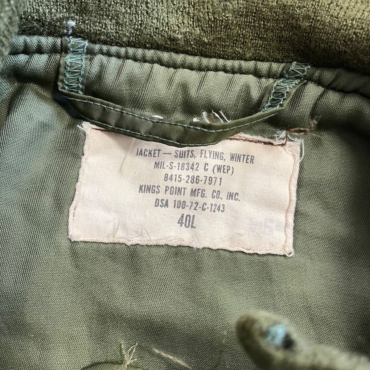 40L us navy 70s WEP G-8 ゴンズジャケット18342C 米軍 海軍 40L us navy 70s WEP G-8 ゴンズジャケット18342C 米軍 海軍