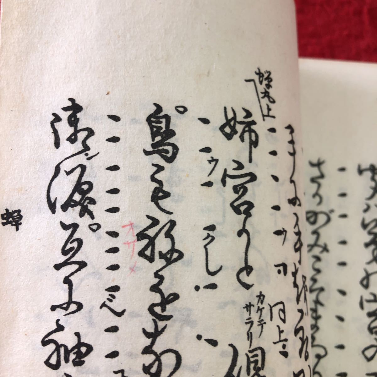 S6d-170 蝉丸 著者 寳生九郎 大正10年9月5日 発行 わんや書店 古書 和書 漢字 古文 古典_ページに書き込みあり