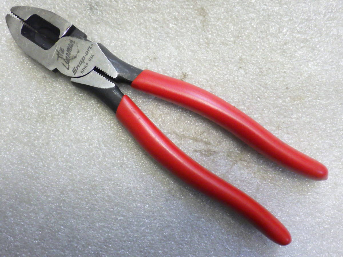 スナップオン Snap-on 57HLP LINEMAN ラインマン プライヤ スナップオン Snap-on 57HLP LINEMAN ラインマン プライヤ