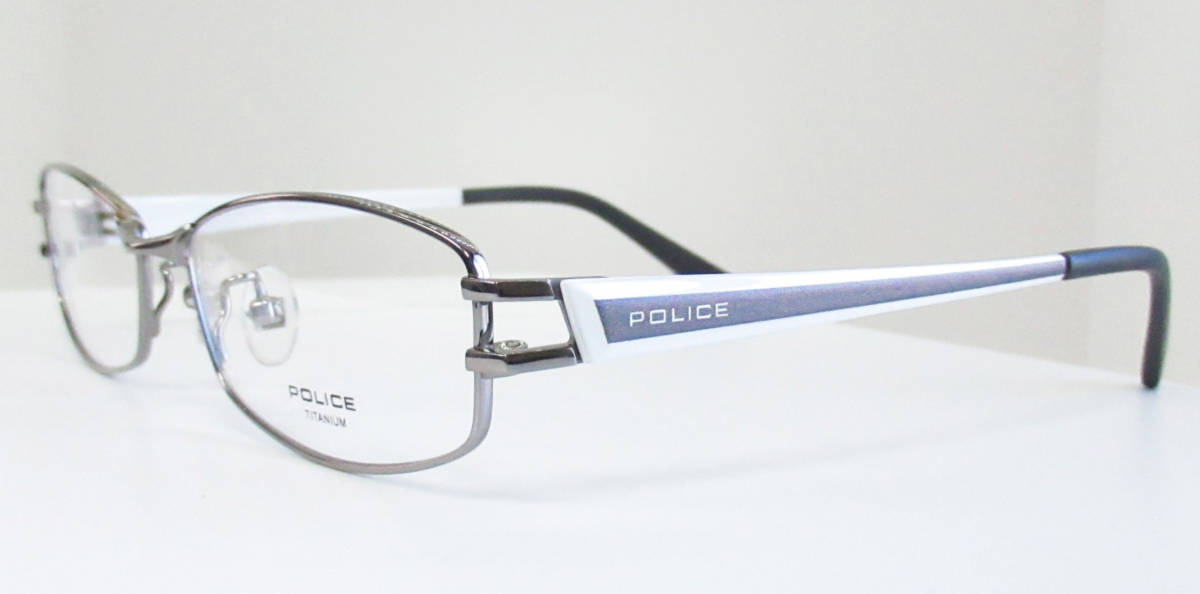 *POLICE Police * оправа для очков VPL419J-0S11 ( серый / белый ) * бренд с футляром 