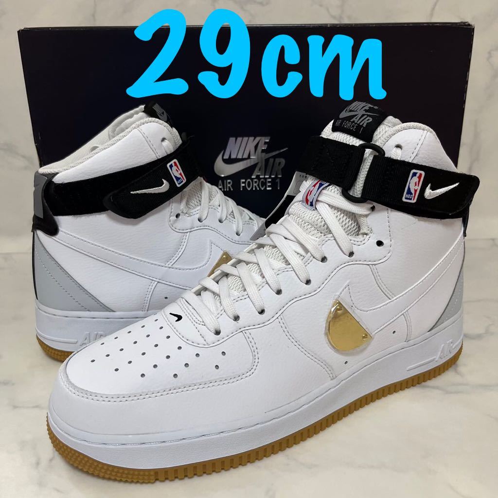 送料無料 【新品 激レア】29cm NBA × Air Force 1 High 07 LV8 WHITE