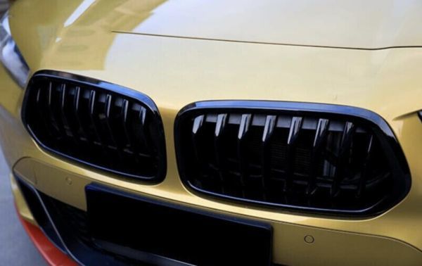 【送料無料】フロントグリル キドニーグリル フレームカバー カーボン BMW F39 X2 2018-2021_画像8