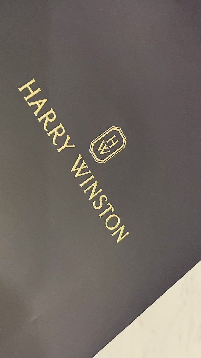 HARRY WINSTON ハリーウィンストン 銀座 表参道 六本木　※付属品 ショップバック 紙袋 1枚 縦25cm 横20cm 底厚み9cm ショップ紙袋_画像4