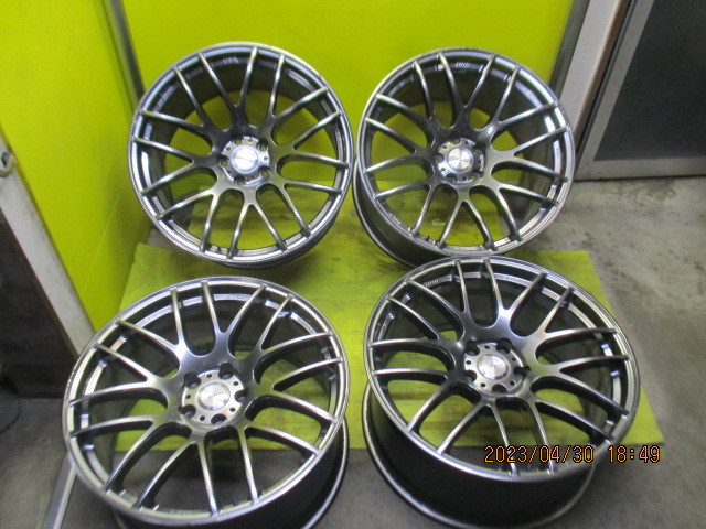 WORK ワーク　エモーション　Ｍ８Ｒ　20インチ　　9.5J 10.5J PCD：114.3/5Ｈ オフ：+28　中古４本セット_画像1