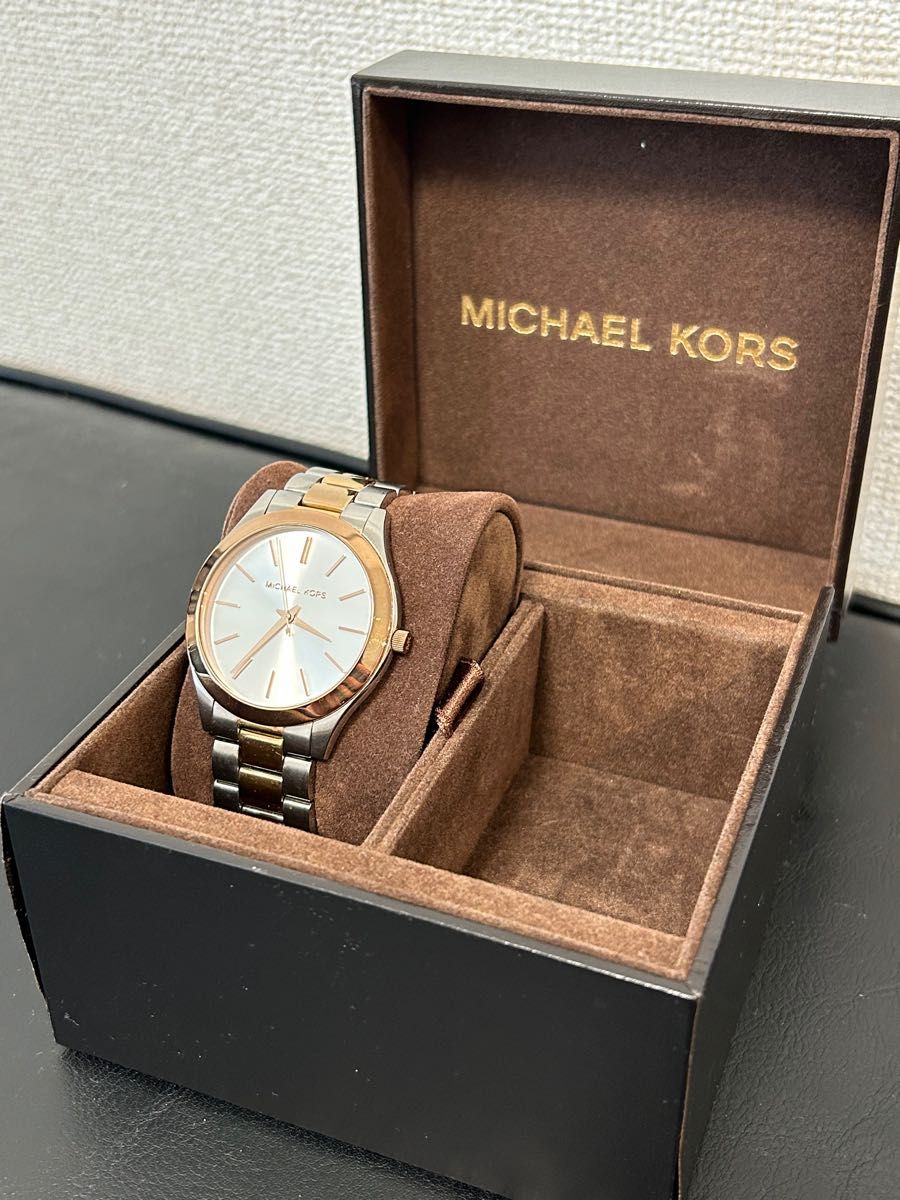 【値下げ】マイケルコース MICHEAL KORS ゴールドケース＆コマ付