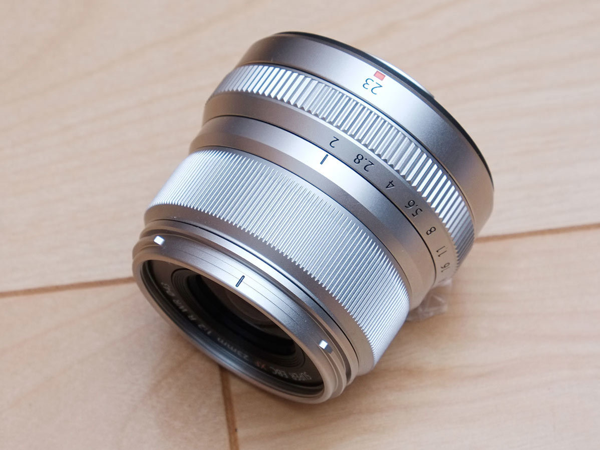 キレイ】富士フイルム FUJIFILM FUJINON XF 23mm F2 R WR シルバー