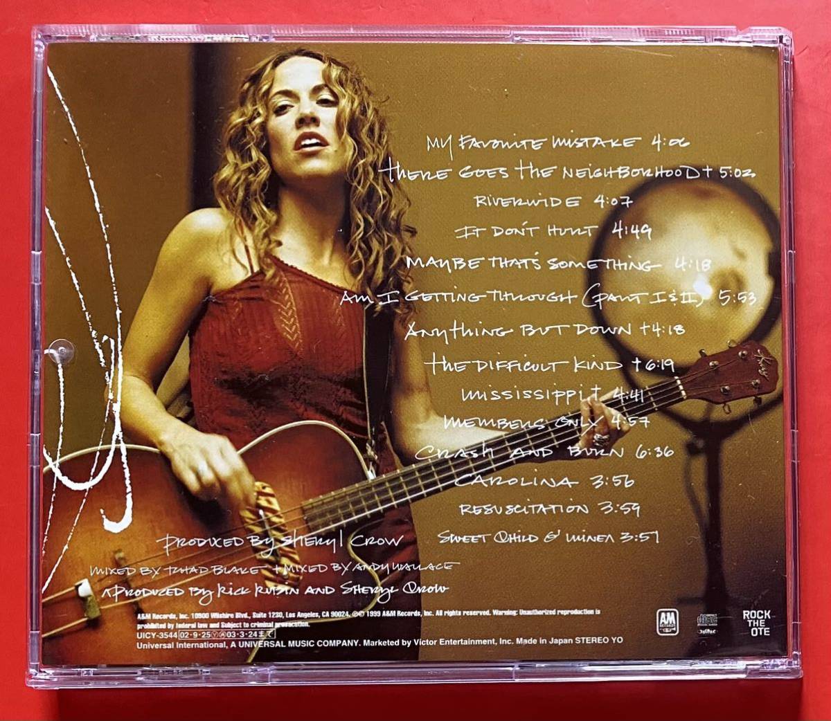 【CD】シェリル・クロウ「THE GLOBE SESSIONS +1」Sheryl Crow ボーナストラックあり 国内盤 [12290175]_画像2