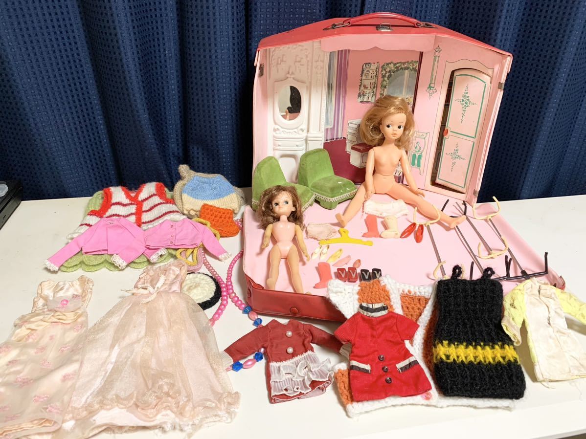 免税品 当時物 初代リカちゃん 人形 本体 ドレス セット ダッコちゃん