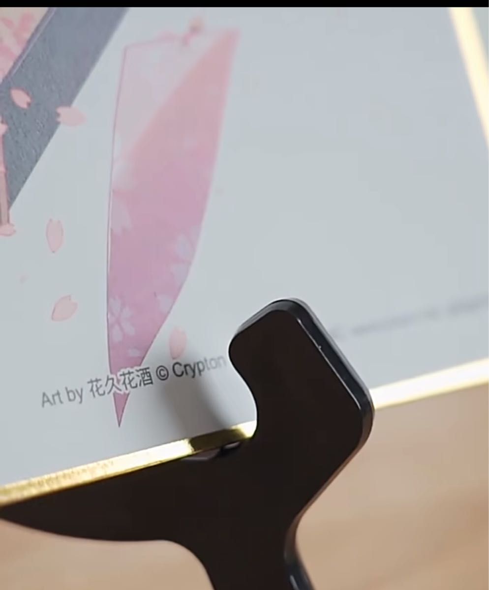 初音ミク　moeyu 2021 39の日記念　色紙　海外限定品　色紙支え付き