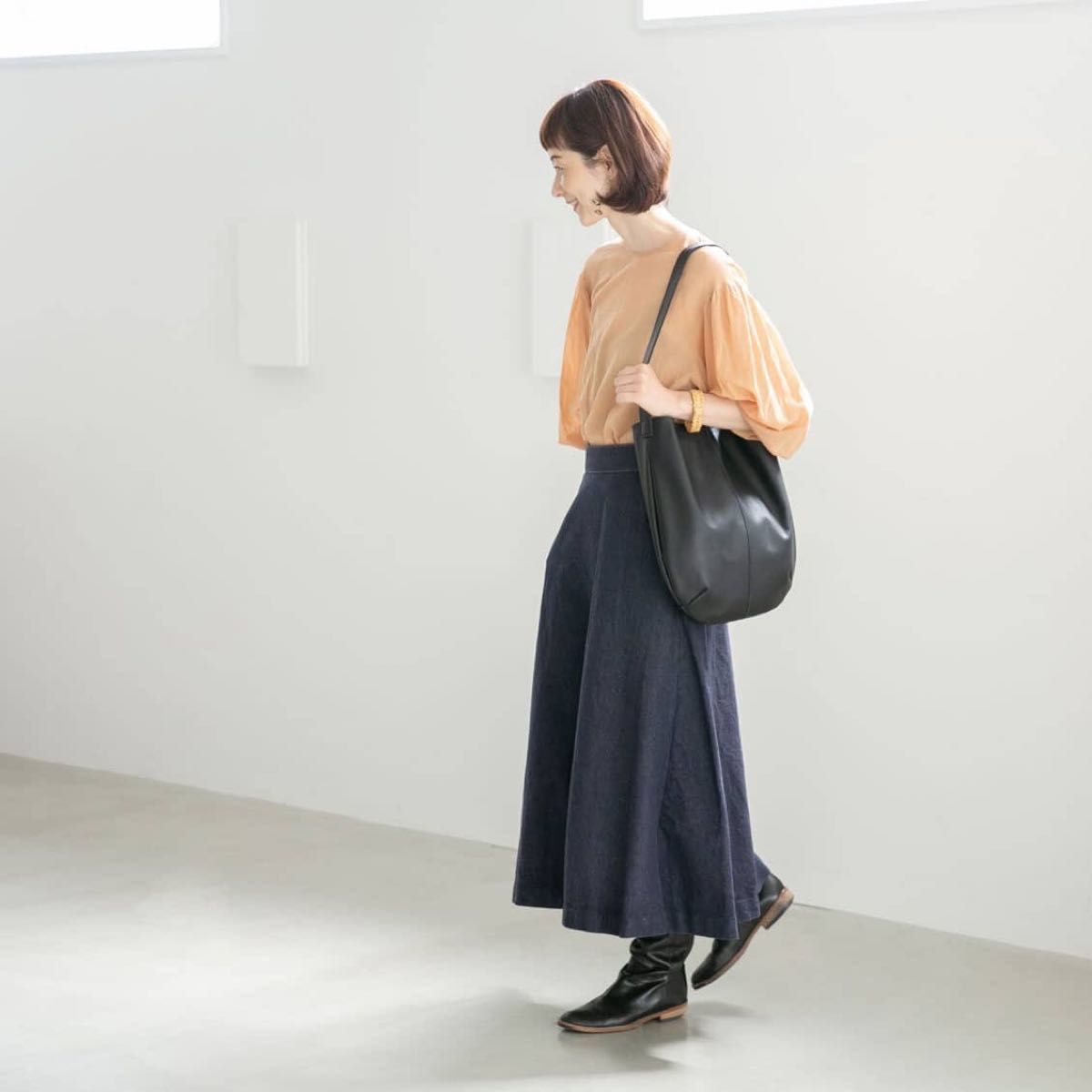 kurashi&trips 新品未使用【北欧暮らしの道具店】撥水レザー2wayトート