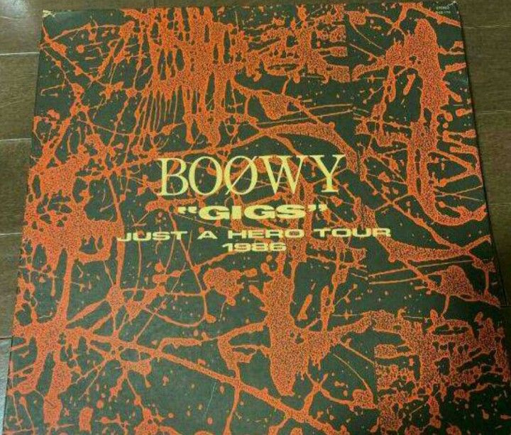 売切】BOOWY『JUST A HERO TOUR 1986』 初回カセット盤-