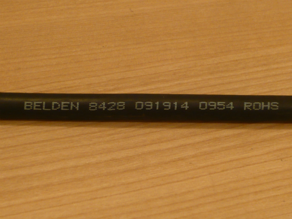 ★ 即決 BELDEN 8428 RCA-ステレオミニプラグ3.5mm 変換ケーブル 2.5m Yケーブル 金メッキ NYS352AG NYS231BG-LL ★_画像10