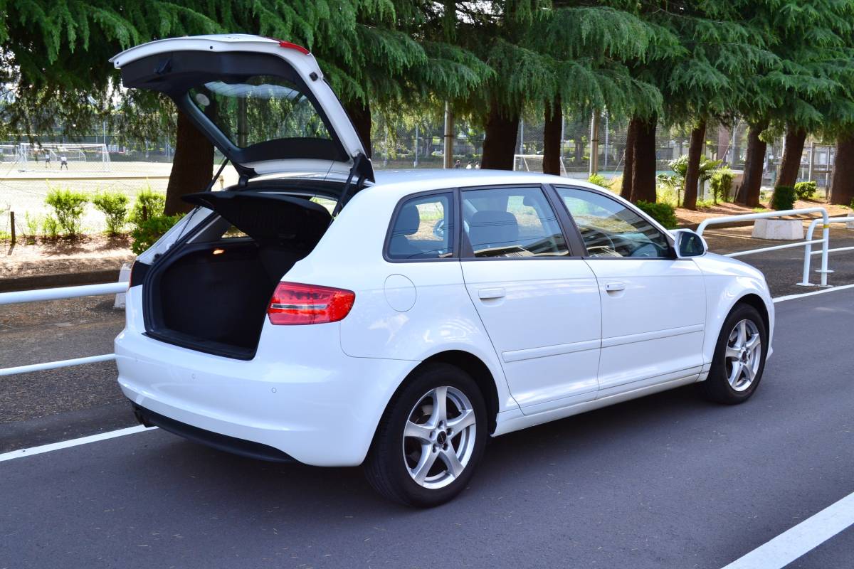 [ beautiful car ] complete dealer maintenance H21 model Audi A3 Sportback 1.4T FSI[ inspection 32/6 long time period ] I screw white /7 speed AT/16 -inch after market AW/ no smoking / Tokyo 