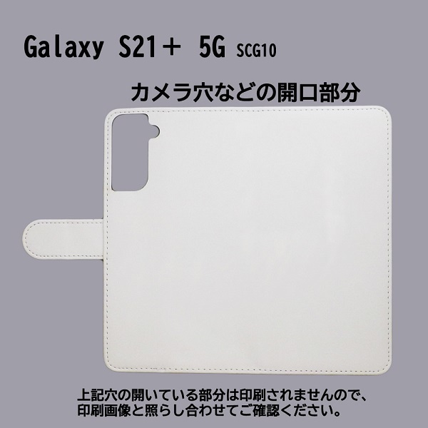 Galaxy S21＋ 5G SCG10　スマホケース 手帳型 プリントケース 馬車 ガラスの靴 キラキラ 幻想_画像3