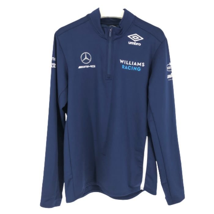 高級素材使用ブランド ウィリアムズ umbro 【美品】アンブロ レーシングF1 ネイビー XLサイズ サムホール ハーフZIPプルオーバー F1 高級素材使用ブランド ウィリアムズ umbro 【美品】アンブロ レーシングF1 ネイビー XLサイズ サムホール ハーフZIPプルオーバー F1