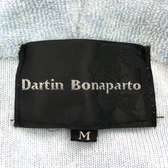 ダルタンボナパルト Dartin Bonaparto ケープ スワロフジップ バックスパンコール パイル タオル地 Mサイズ ライトブルー_画像6