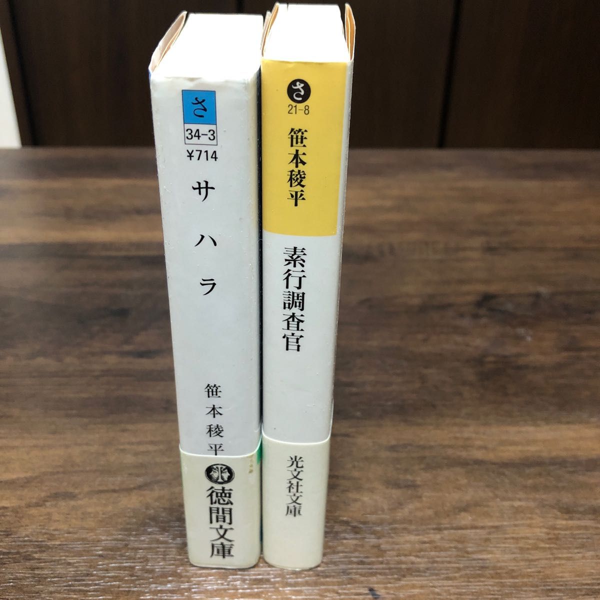 笹本稜平   サハラ  素行調査官 2冊